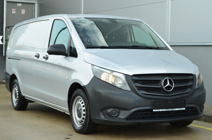 MERCEDES-BENZ VITO 116 CDI 2.2 LONG-PREDĹŽENÝ 3-MIESTNY SERVISNÁ DIELŇA BOTT 163 PS TEMPOMAT KAMERA NAVI